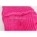 Gorro de inverno feminino com pompom colorido e boné